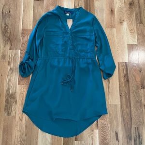 NWT Green shirt dress size medium